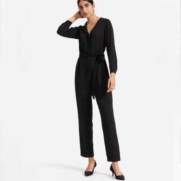 Everlane Pants - Everlane The Drape Jumpsuit in black size 4